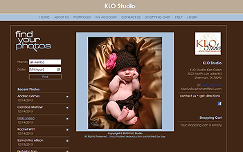 School Photography Storefront Example